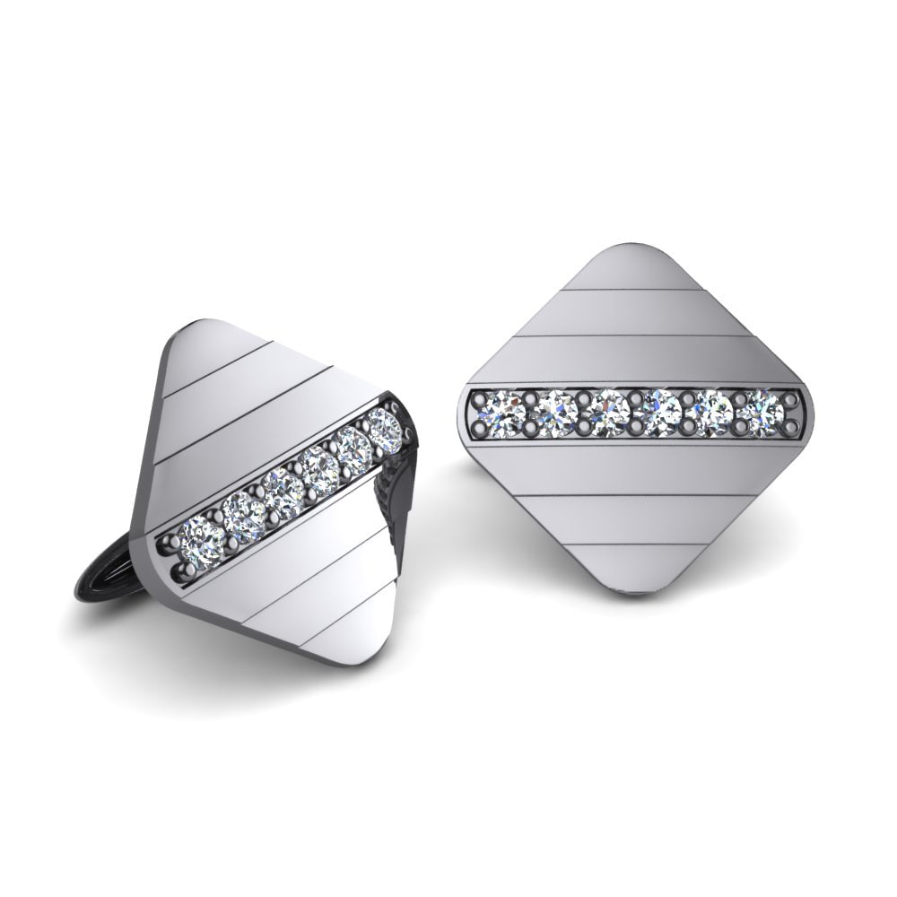 Silver Equator Cufflinks