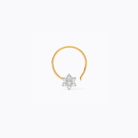 Starlit Blossom Nose Pin
