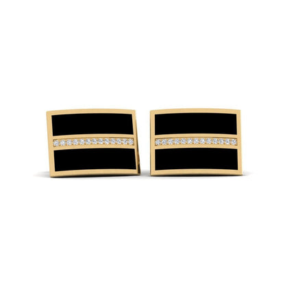 Noir Central Gleam Cufflinks