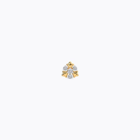 Lily Crest Nose Pin