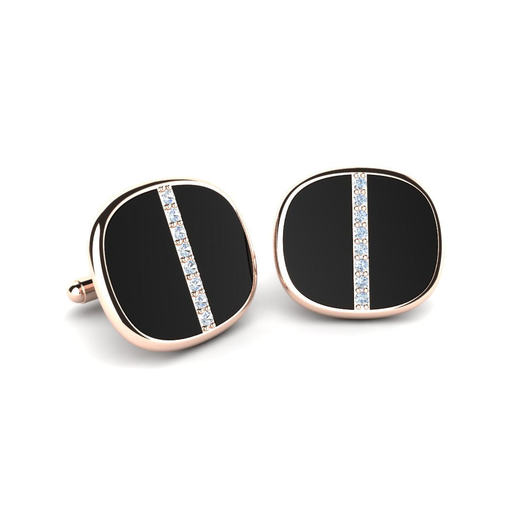 Noir Blush Divide Cufflinks