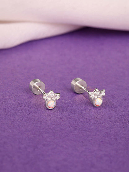 Opaline Crown Nose Pin