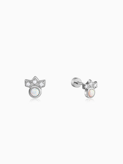 Opaline Crown Nose Pin
