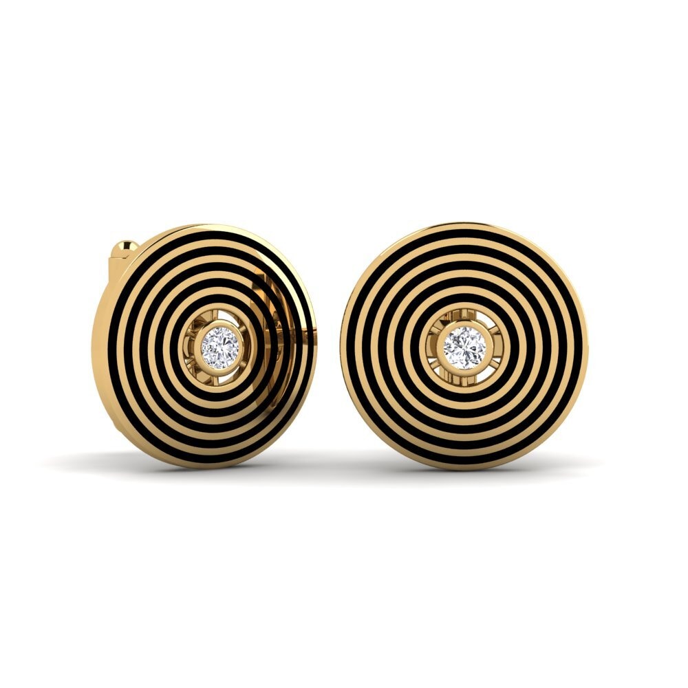 Noir Ripple Cufflinks