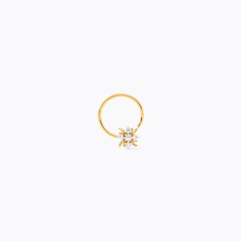 Sunpetal Circlet Nose Pin