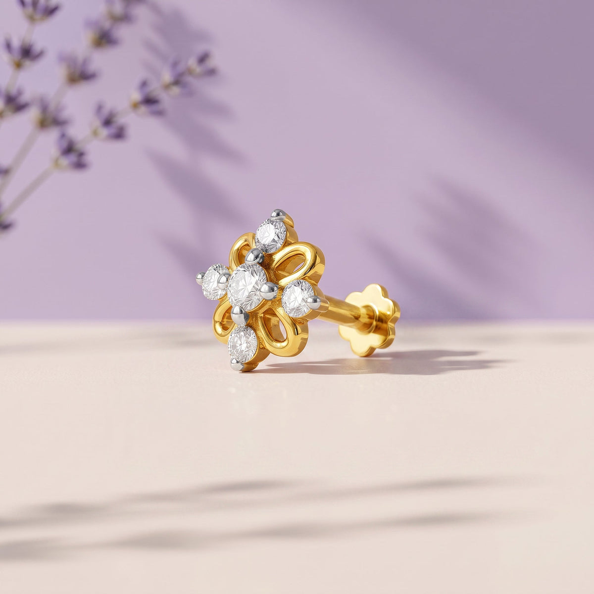 Clover Constellation Nose Pin