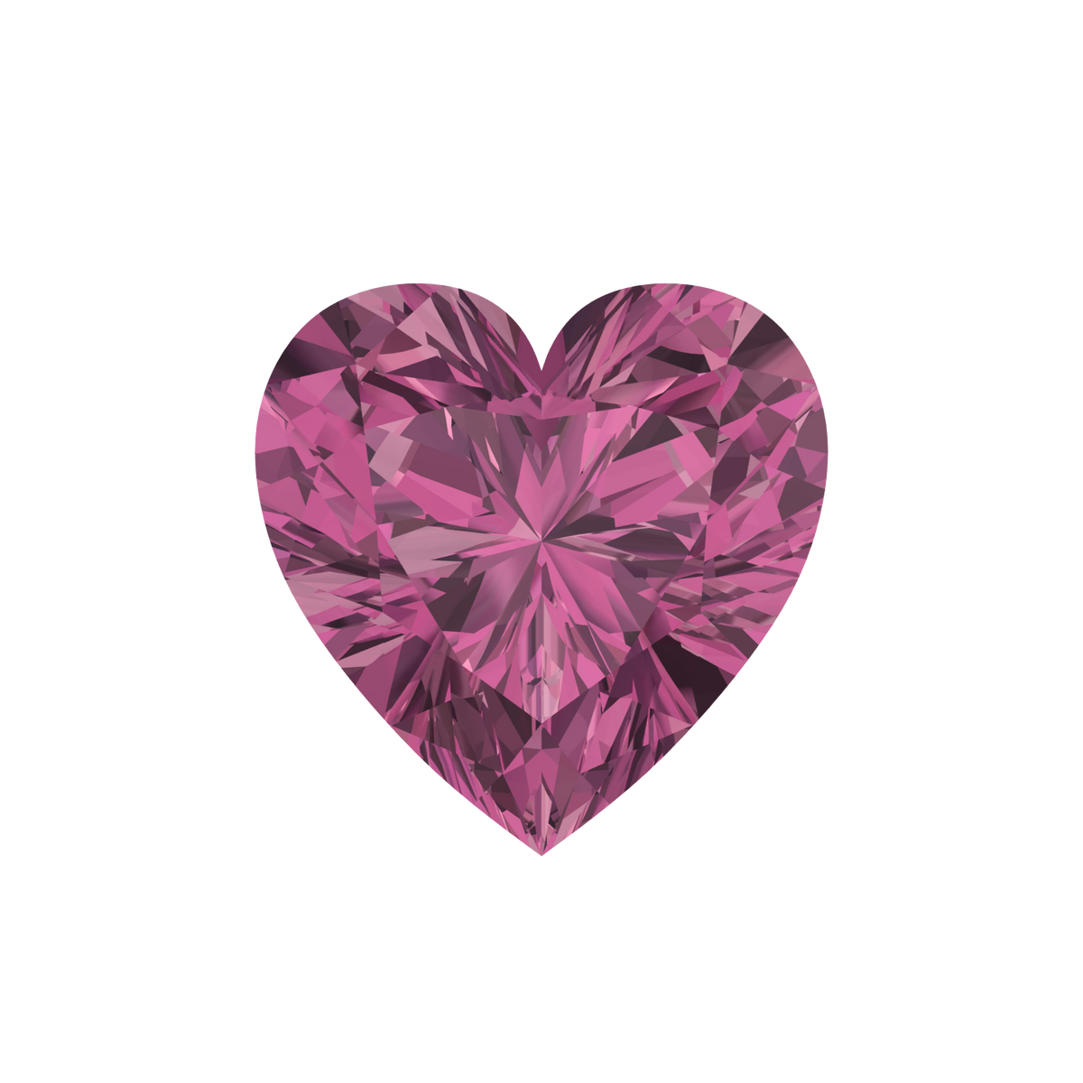 Pink Heart Gemstone