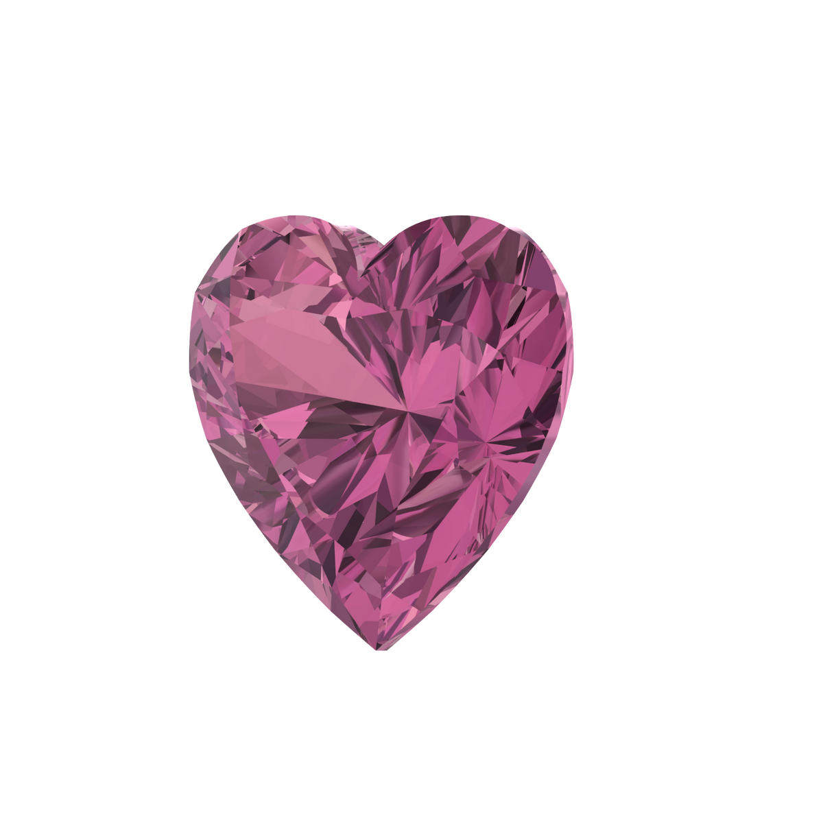 Pink Heart Gemstone