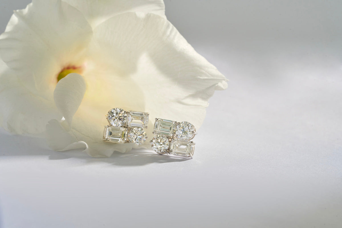 Linear Bloom Earrings — 26766