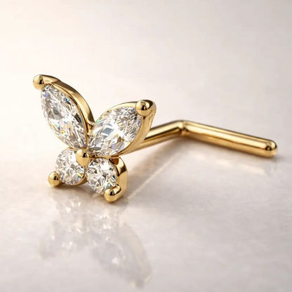 Butterfly Reverie Nose Pin