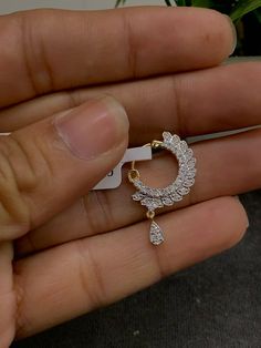 Lunar Cascade Nose Pin