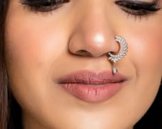 Lunar Cascade Nose Pin