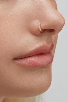 Whispering Arc Nose Pin