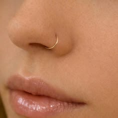 Whispering Arc Nose Pin