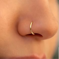 Whispering Arc Nose Pin