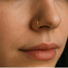 Whispering Arc Nose Pin