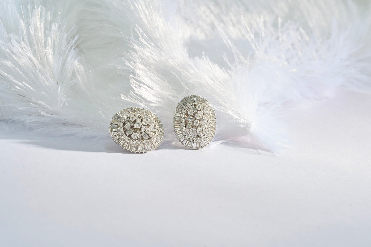 Oval Mosaic Earrings — 26676