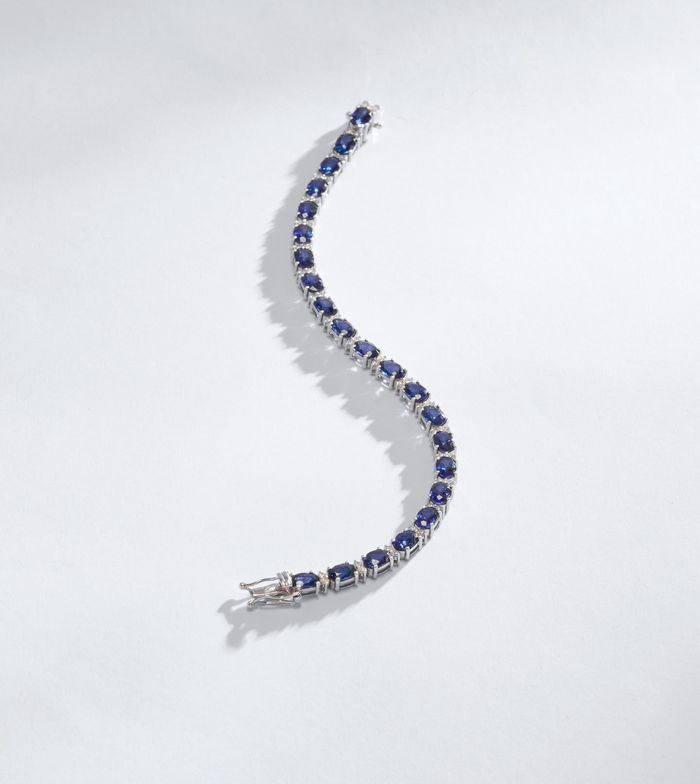 Sapphire and diamond bracelet